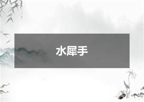 水犀手