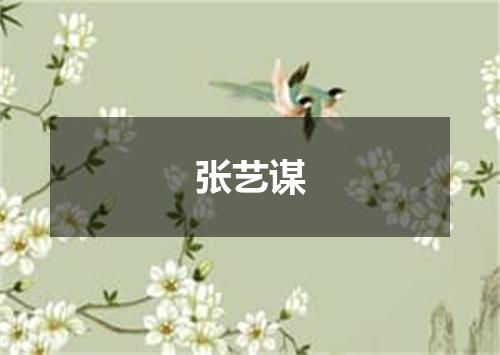 张艺谋