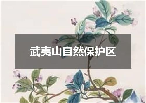 武夷山自然保护区