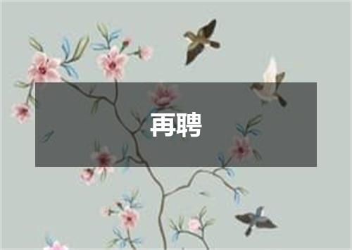再聘