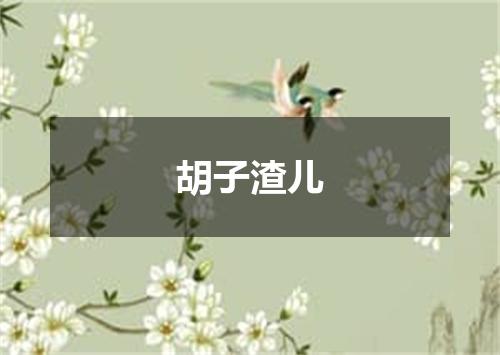 胡子渣儿