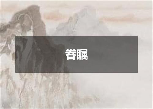 眷瞩