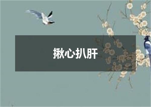 揪心扒肝