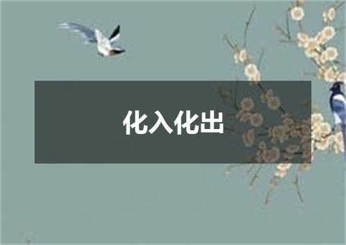 化入化出