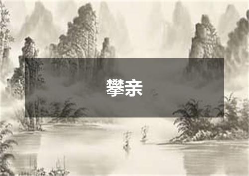 攀亲