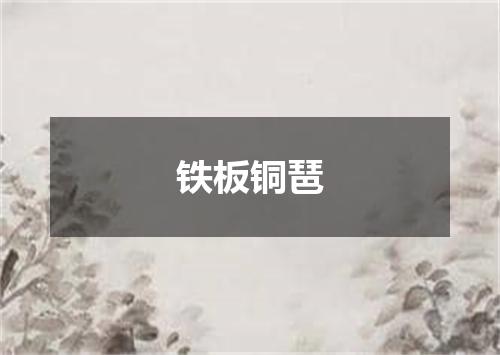 铁板铜琶