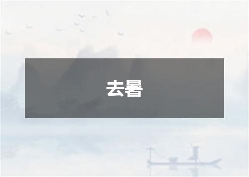 去暑