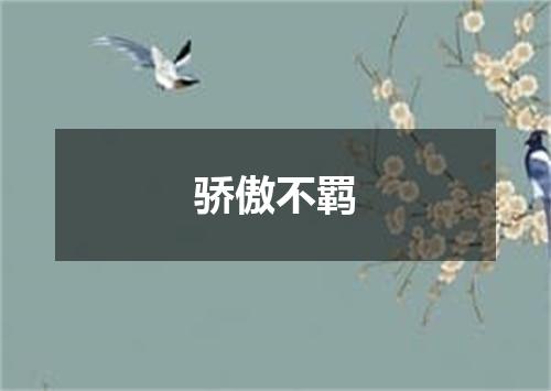骄傲不羁