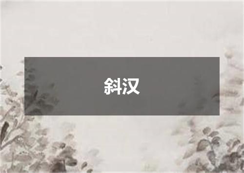 斜汉