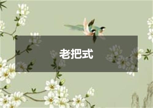 老把式
