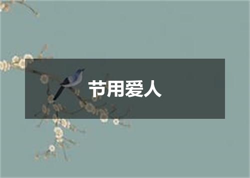 节用爱人