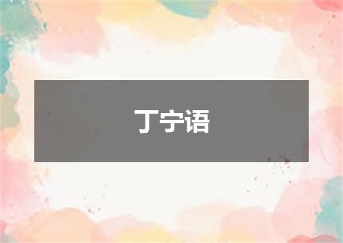 丁宁语