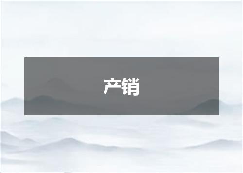 产销