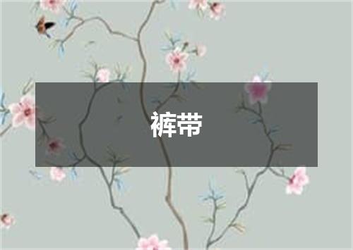 裤带