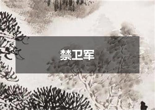禁卫军