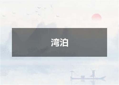 湾泊