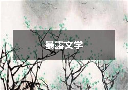 暴露文学