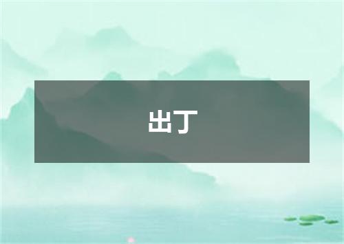 出丁