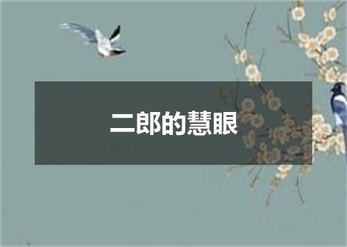 二郎的慧眼