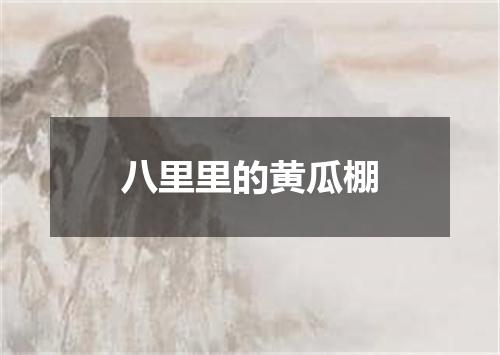八里里的黄瓜棚