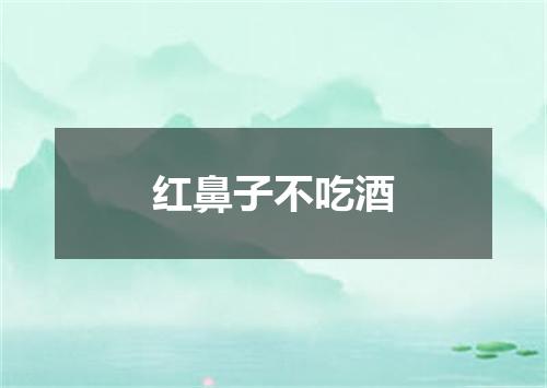 红鼻子不吃酒