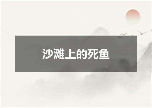 沙滩上的死鱼