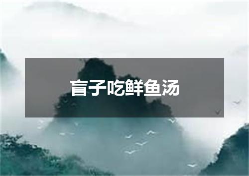 盲子吃鲜鱼汤