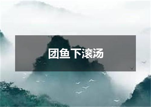 团鱼下滚汤