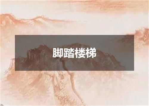 脚踏楼梯