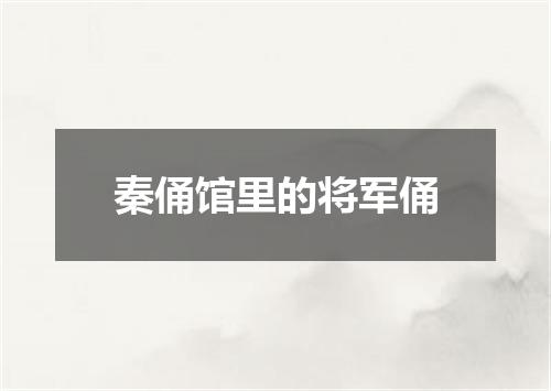 秦俑馆里的将军俑