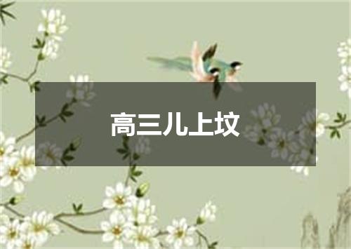 高三儿上坟