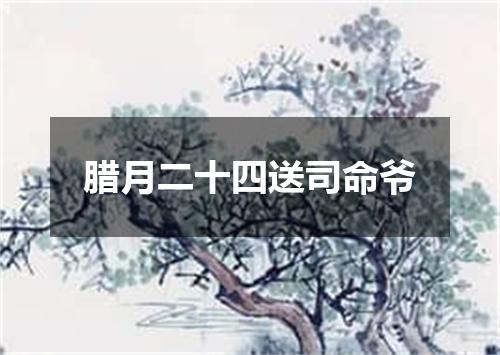 腊月二十四送司命爷