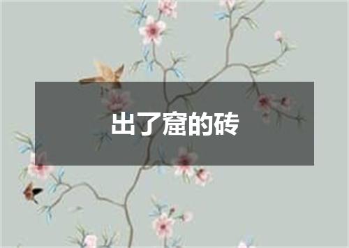 出了窟的砖