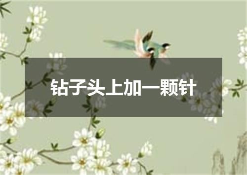 钻子头上加一颗针