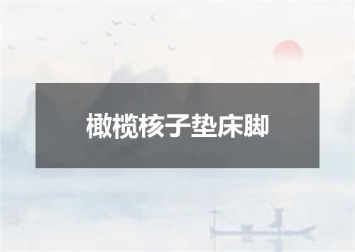 橄榄核子垫床脚