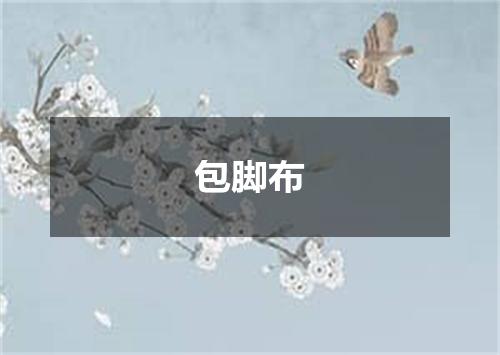 包脚布