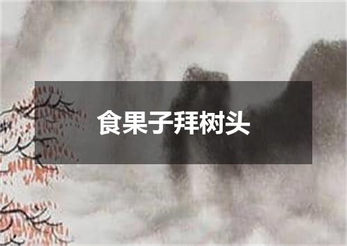 食果子拜树头