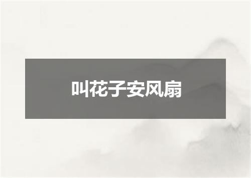 叫花子安风扇