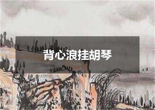 背心浪挂胡琴