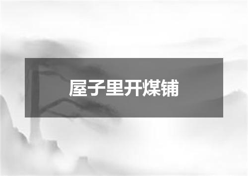 屋子里开煤铺