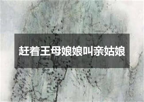 赶着王母娘娘叫亲姑娘
