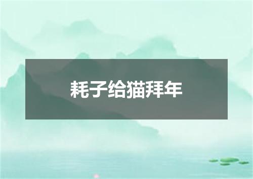 耗子给猫拜年