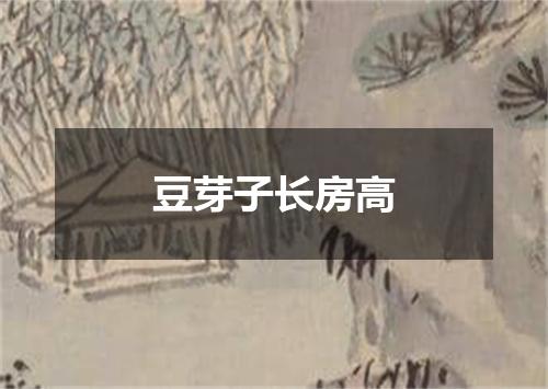 豆芽子长房高