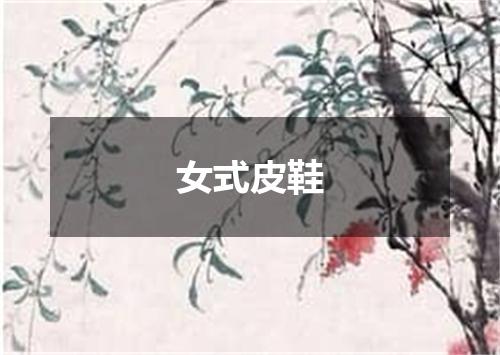 女式皮鞋