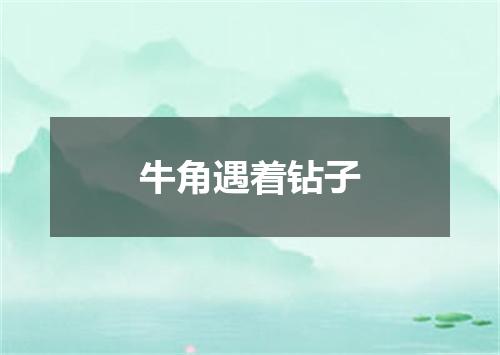 牛角遇着钻子