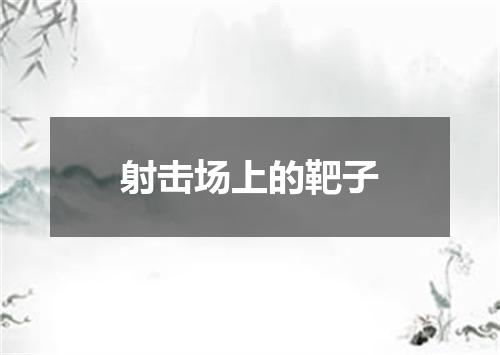 射击场上的靶子