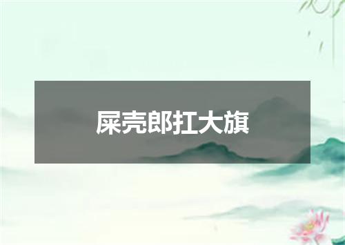 屎壳郎扛大旗