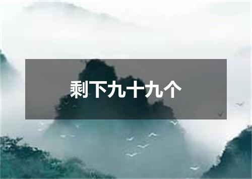 剩下九十九个