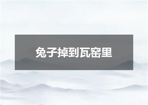 兔子掉到瓦窑里