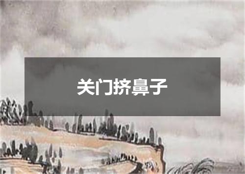 关门挤鼻子